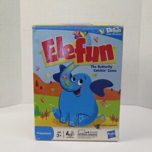 Hasbro Elefun Game – Includes Net, Butterflies & Batteries – Works!